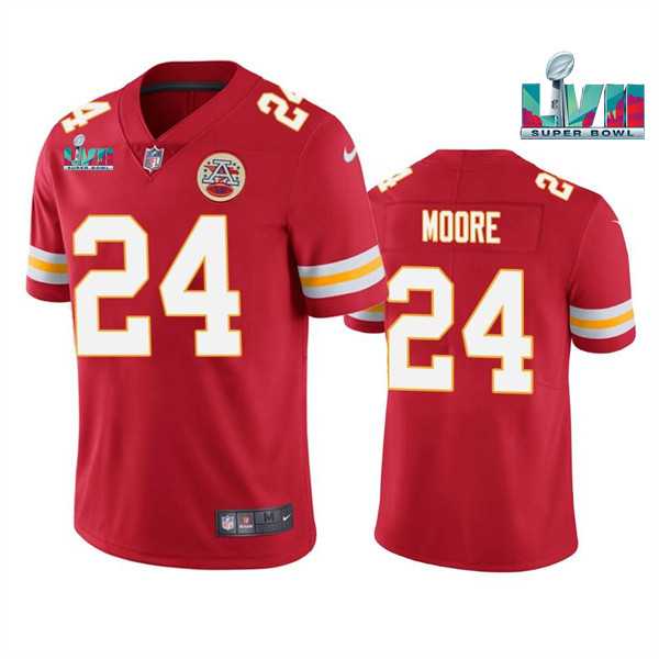 Men & Women & Youth Kansas City Chiefs #24 Skyy Moore Red Super Bowl LVII Patch Vapor Untouchable Limited Stitched Jersey,We sell and wholesale Men & Women & Youth Kansas City Chiefs #24 Skyy Moore Red Super Bowl LVII Patch Vapor Untouchable Limited Stitched Jersey on line form chian!